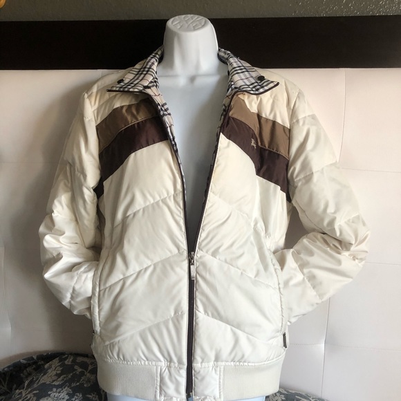 BURBERRY Black Label Down logo jacket M - Picture 3 of 16